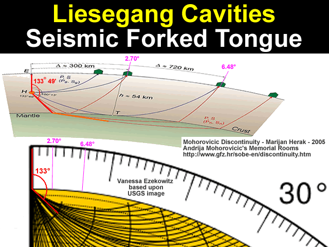 Liesegang Cavities 7 - Seismic Forked Tongue